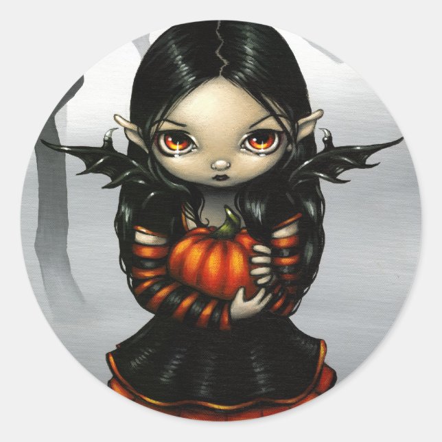 Adesivo Vinheta "Pumpkin Pixie" (Frente)