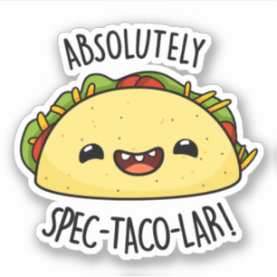 Adesivo Vinheta-Pun Taco-Lar Cute Absolutamente Especifica