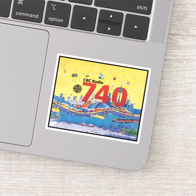 Adesivo Vinheta Rádio CBC 740 (Detalhe)