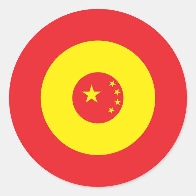 Adesivo Vinheta redonda chinesa 3 (Frente)