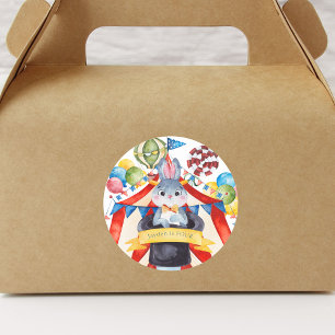 Adesivo Vinheta redonda clássica de carnaval