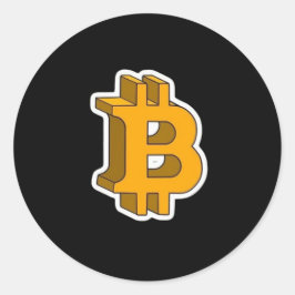 Adesivo Vinheta redonda clássica de colagem engraçada