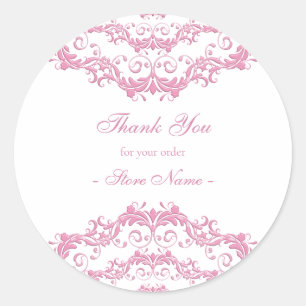 Adesivo Vinheta redonda clássica de mandala étnica da co