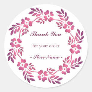 Adesivo Vinheta redonda clássica de mandala étnica da co