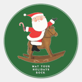 Adesivo Vinheta redonda clássica equestre equestre