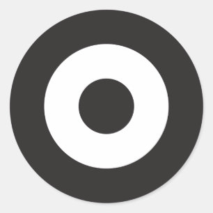 Adesivo Vinheta redonda de dois modos