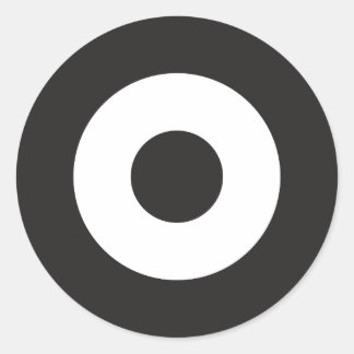 Adesivo Vinheta redonda de dois modos