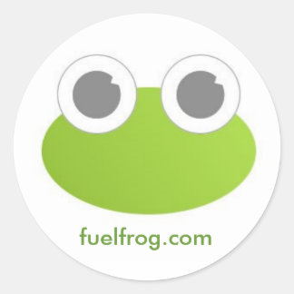 Adesivo Vinheta redonda de fuelóleo