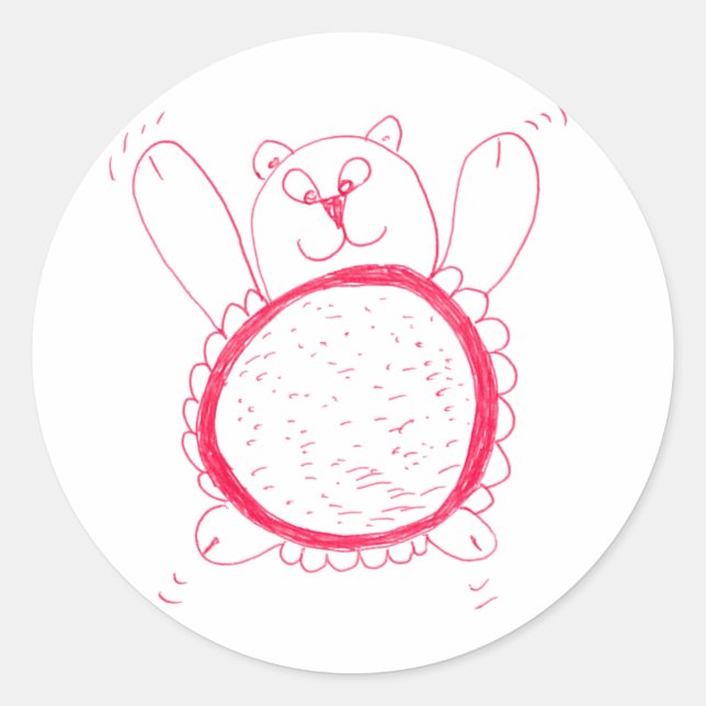 Adesivo Vinheta redonda de girassol (Frente)