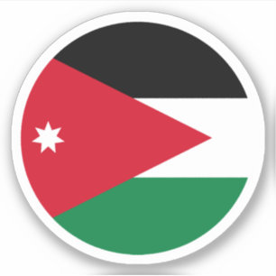 Adesivo Vinheta Redonda de Sinalizador Jordan