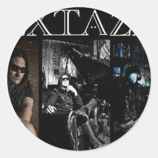 Adesivo Vinheta redonda Extaza