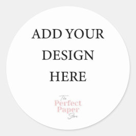 Adesivo Vinheta redonda grande