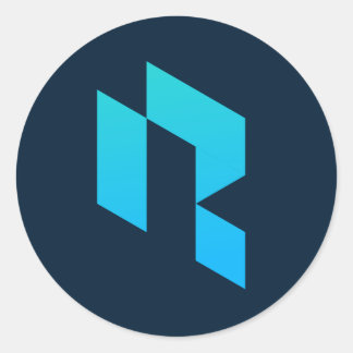 Adesivo Vinheta redonda para o logotipo de recuperação