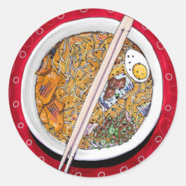 Adesivo Vinheta redonda "Ramen Bowl"