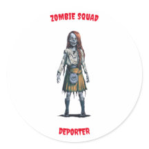 Vinheta Redonda Zombie Squad Deporter