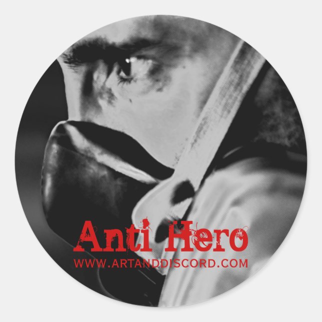 Adesivo Vinheta Respiradora Anti-Herói (Frente)