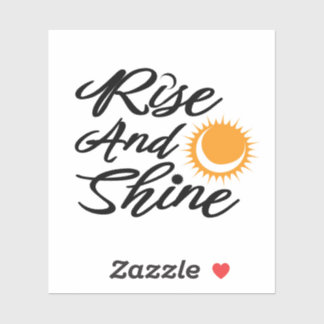 Adesivo Vinheta Rise and Shine