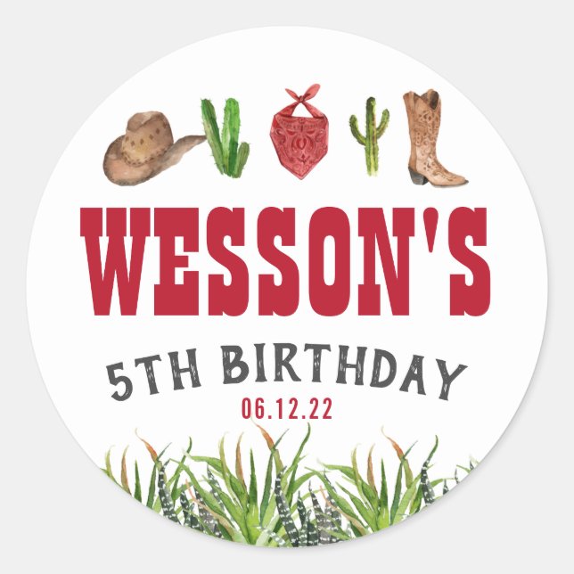 Adesivo Vinheta Rodeo Ocidental (Frente)