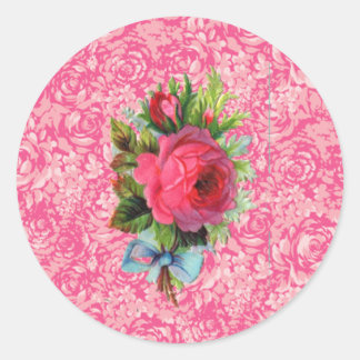 Adesivo Vinheta Rosa de Natal
