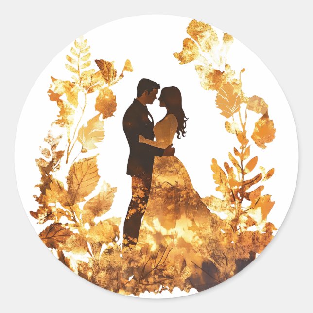 Adesivo Vinheta Rustic Autumn (Frente)