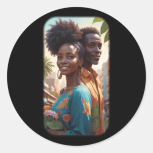 Adesivo Vinheta S Series Paradise Black Love1