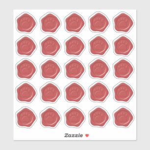 Adesivo Vinheta-selante de cera de canina vermelha