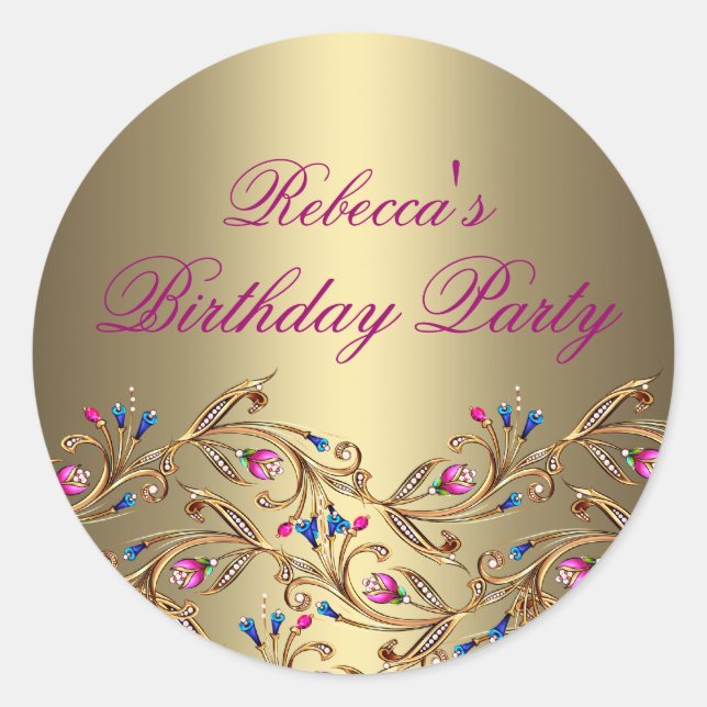 Adesivo Vinheta/selo dourada embebida em elétrodo (Frente)