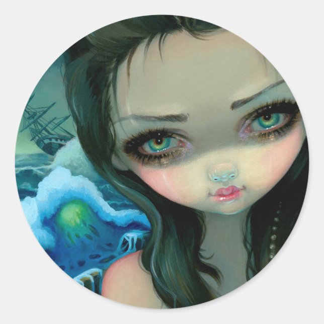 Adesivo Vinheta "Sereia Naufragada" (Frente)