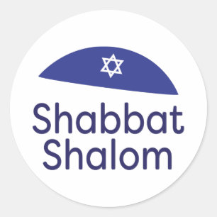 Adesivo Vinheta Shabbat Shalom