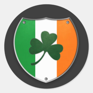 Adesivo Vinheta Shamrock da Irlanda