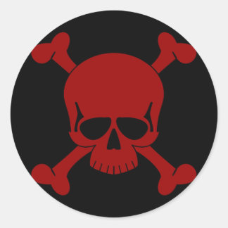 Adesivo Vinheta Skull & Crossbones