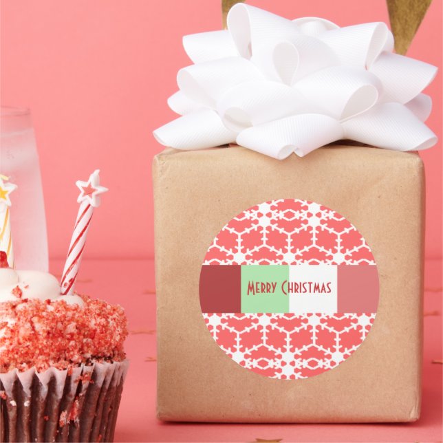 Adesivo Vinheta Snowflake Mostra Coral Mas Escolhe Cor (Festa)