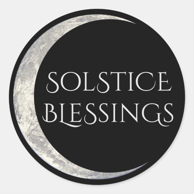 Adesivo Vinheta Solstício Blessings (Frente)