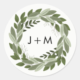 Adesivo Vinheta Sprigs de Casamento