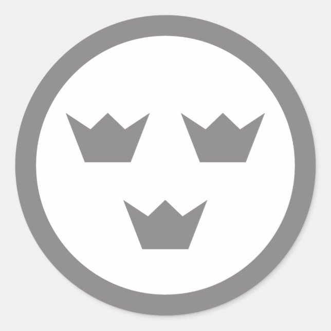 Adesivo Vinheta Sueca VIs Baixa (Frente)