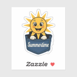 Adesivo Vinheta Sun Pocket Art Cheio