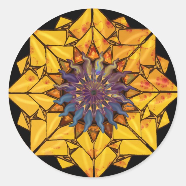 Adesivo Vinheta Sun Sunflower (Frente)