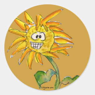 Adesivo Vinheta Sunflower Clipart 6