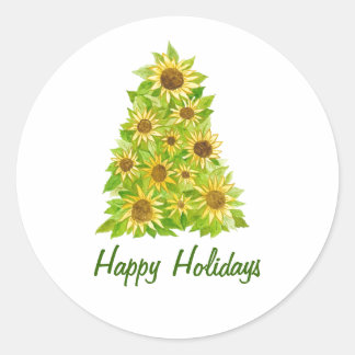 Adesivo Vinheta Sunflower Holiday