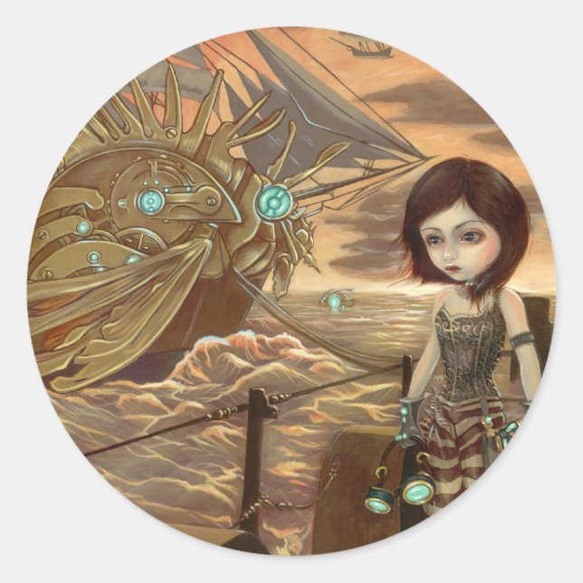 Adesivo Vinheta "Sunset Marítimo" (Frente)