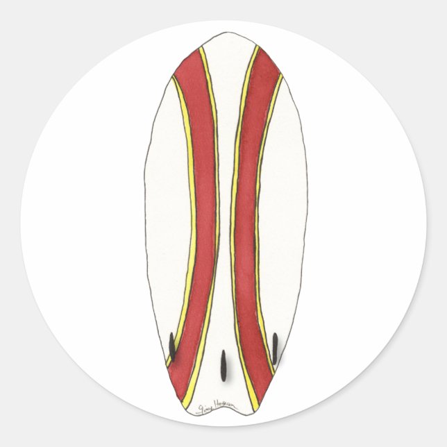 Adesivo Vinheta surfboard (Frente)