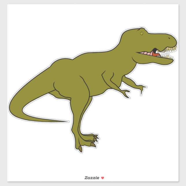 Adesivo Vinheta T-REX grande (Folha)