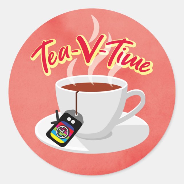 Adesivo Vinheta Tea-V-Time (Frente)