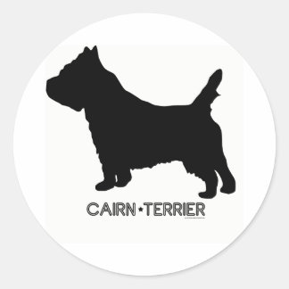 Adesivo Vinheta Terrier Cairn
