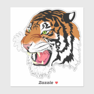 Adesivo Vinheta Tigre