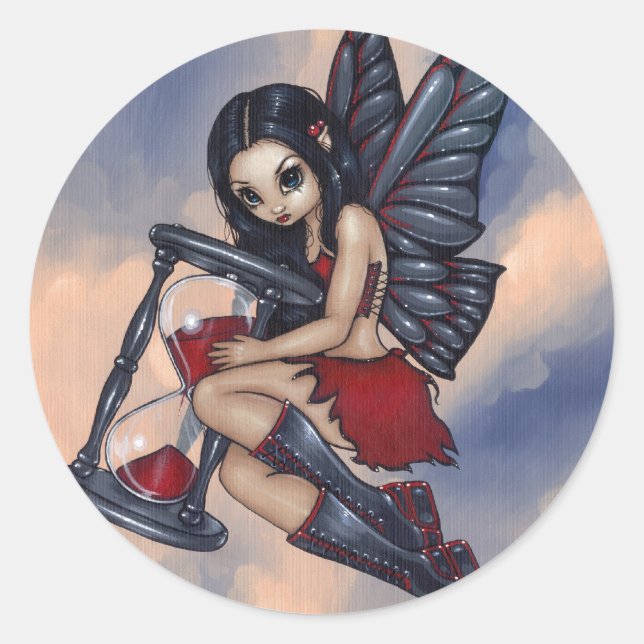 Adesivo Vinheta "Time Flies" (Frente)