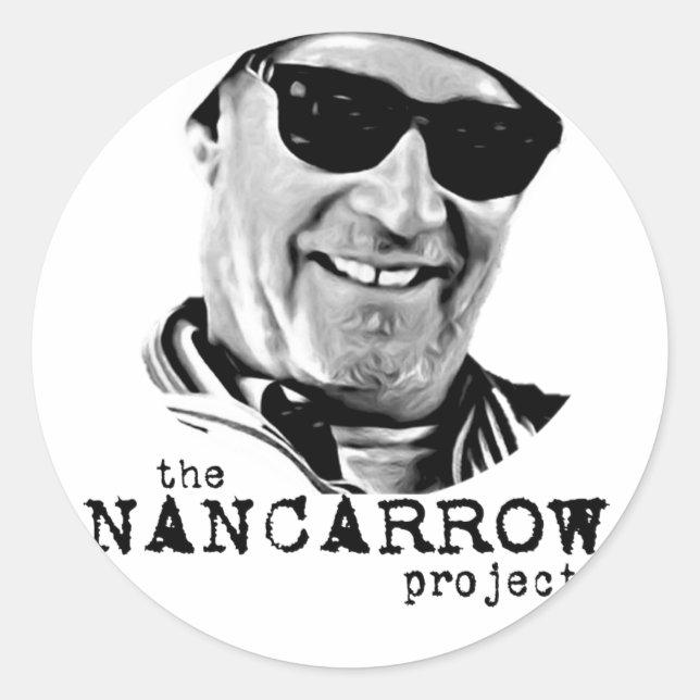 Adesivo Vinheta TNP — Logotipo Preto (Frente)