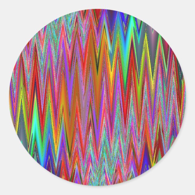 Adesivo Vinheta Tribal Zigzag (Frente)