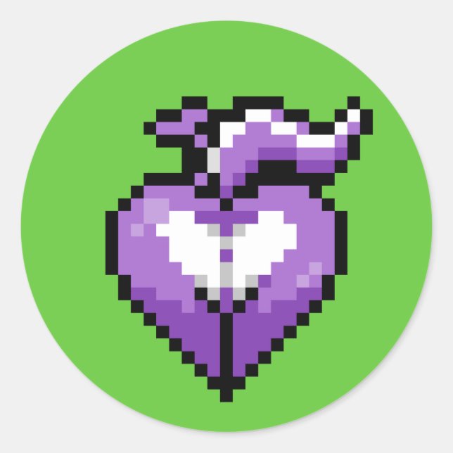 Adesivo Vinheta-tronco roxa sedutora (Frente)