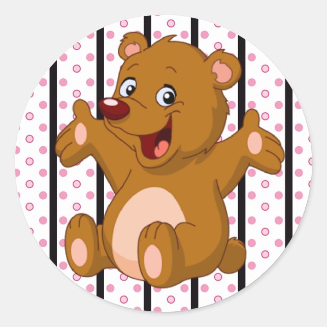 Adesivo Vinheta/Urso (Frente)